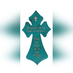 Carved Cross Wall Decor